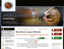 Tablet Screenshot of basketball.clubsetup.com