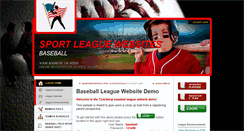 Desktop Screenshot of baseball.clubsetup.com