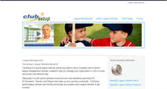 Desktop Screenshot of clubsetup.com
