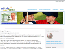 Tablet Screenshot of clubsetup.com